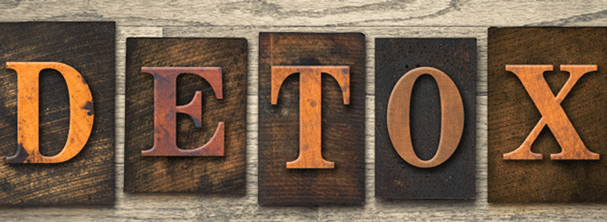 detox sign